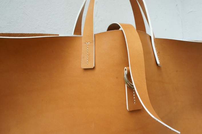 klama unikatowe torebki torby na zamówienie ręcznie szyte hand stitched shopper front close up 